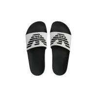 Emporio Armani Sliders White/Black/Black Παντόφλες Armani
