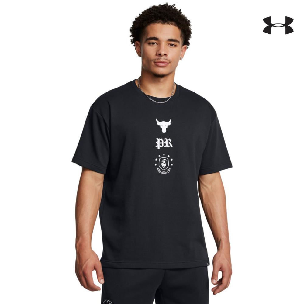 1386880 Pjt Rck Terry Top Q3 ΜΠΛΟΥΖΑΚΙ ΚΟΝΤΟΜΑΝΙΚΟ UNDER ARMOUR