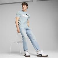 586759 ESS+ 2 Col Logo Tee ΜΠΛΟΥΖΑΚΙ ΚΟΝΤΟΜΑΝΙΚΟ PUMA