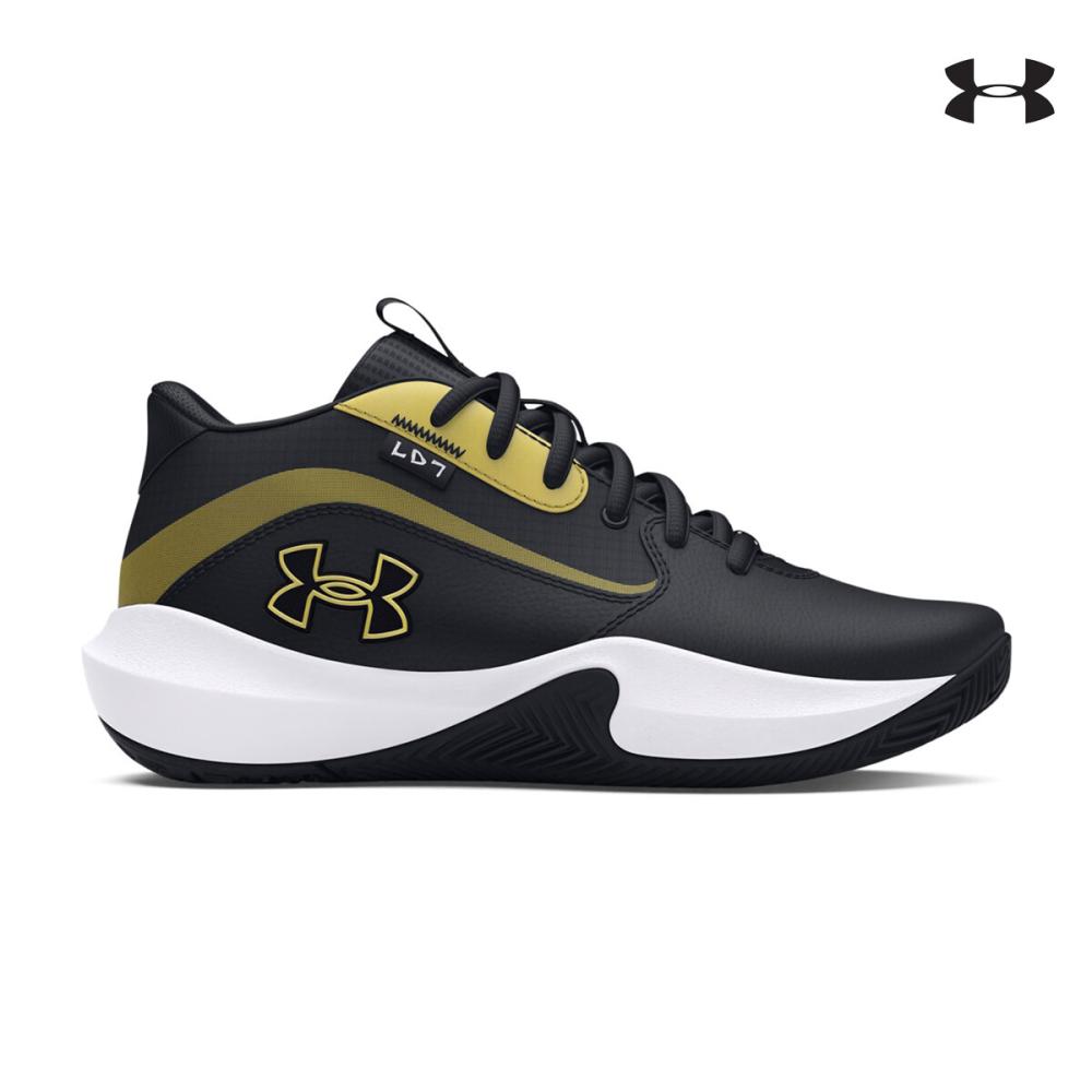 3028513 UA GS Lockdown 7 ΥΠΟΔΗΜΑ BASKET SNEAKERS MID UNDER ARMOUR 3028513-001