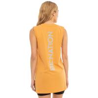 SLEEVELESS WITH REFLECTIVE PRINT
