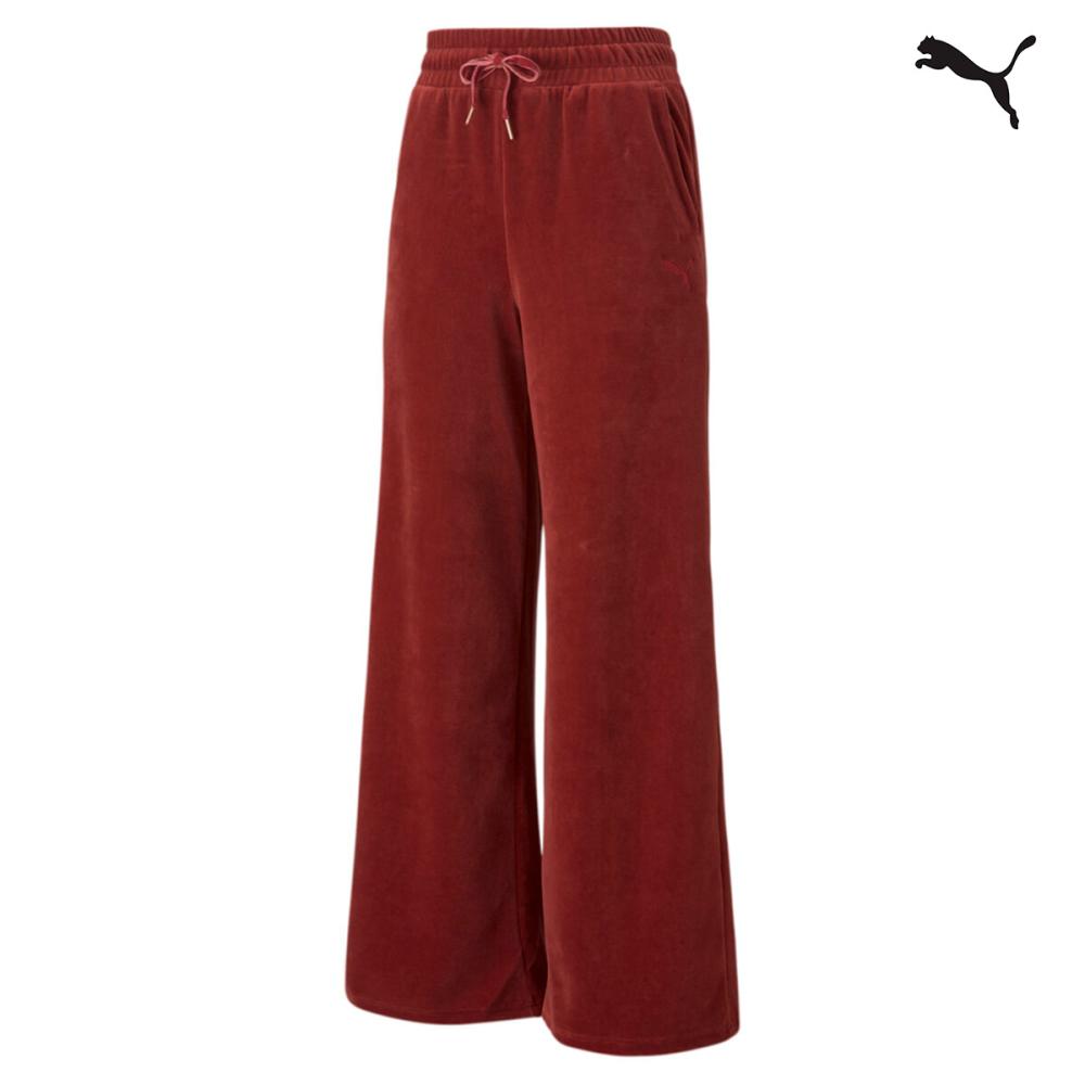 PUMA HER Velour Wide Pants 589526 ΠΑΝΤΕΛΟΝΙ KNITTED