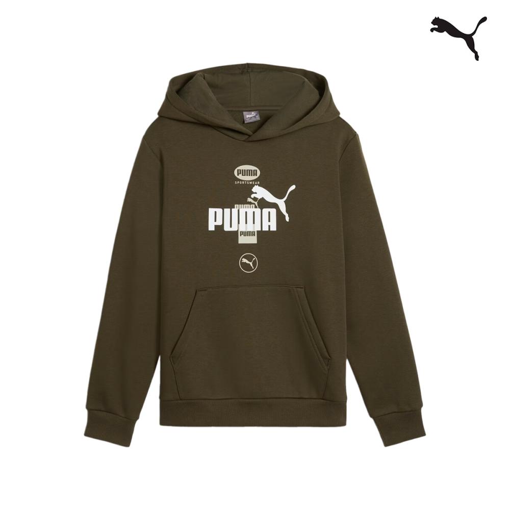 681859 PUMA POWER Graphic Hoodie FL B ΦΟΥΤΕΡ PUMA