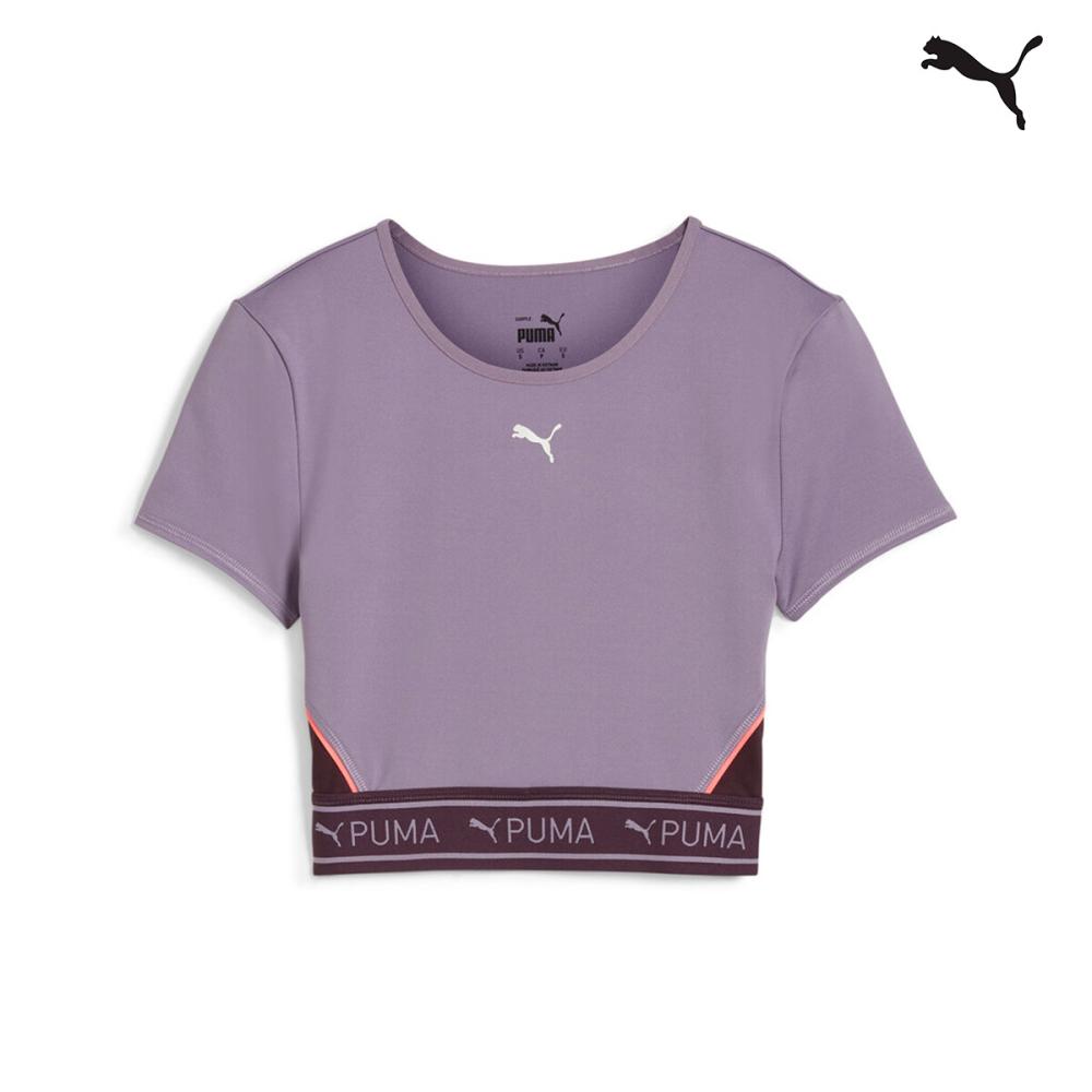 525878 PUMA STRONG BABY TEE - SHORT ΜΠΛΟΥΖΑΚΙ ΚΟΝΤΟΜΑΝΙΚΟ PUMA