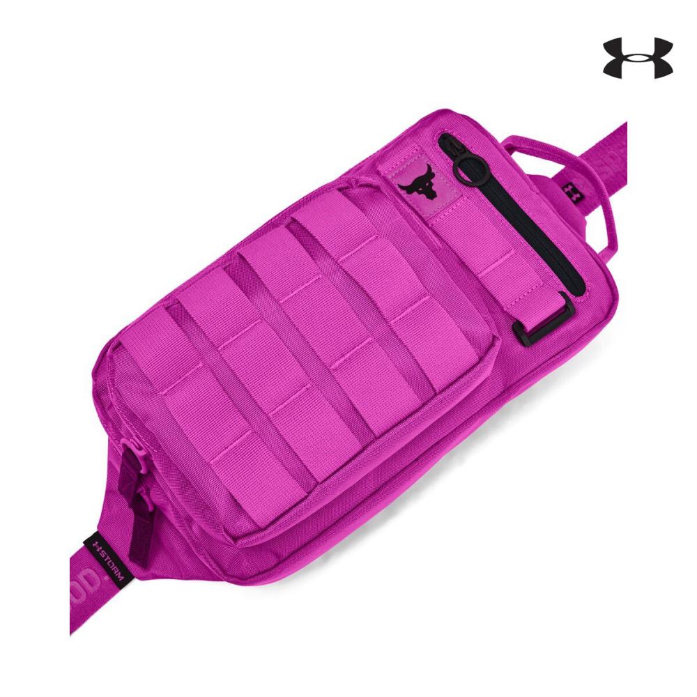  1376457 UA Project Rock Waist Bag ΜΠΑΝΑΝΑ UNDER ARMOUR