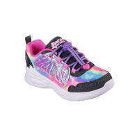 Lighted Upper Butterfly Wings Sneaker W/ Bungee Toggle & Butterfly Sparkle