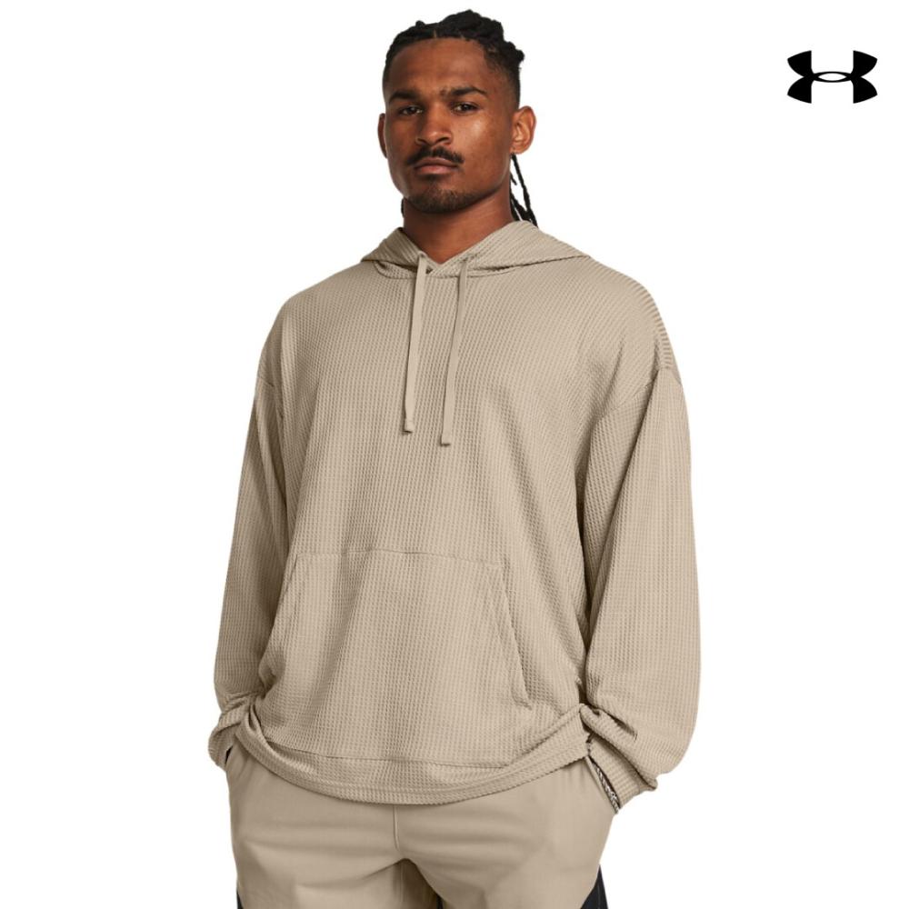 1383108 UA Rival Waffle Hoodie ΜΠΛΟΥΖΑ ΜΑΚΡΥΜΑΝΙΚΗ UNDER ARMOUR