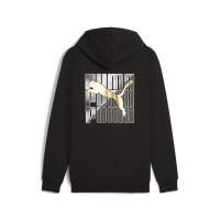 681852 ESS+ LOGO LAB Holiday Full-Zip Hoodie FL ΦΟΥΤΕΡ PUMA