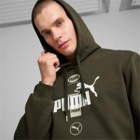 681741 PUMA POWER Graphic Hoodie FL ΦΟΥΤΕΡ PUMA