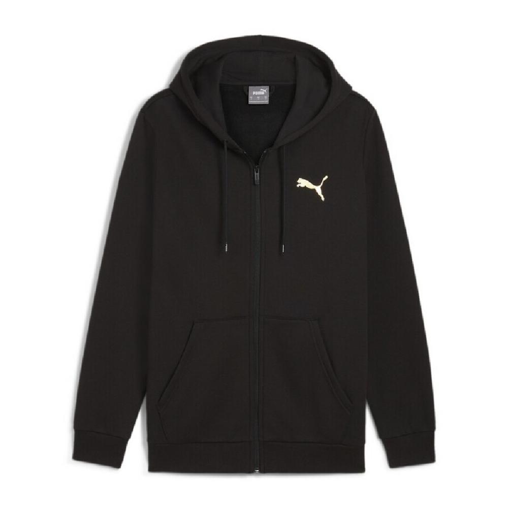 681852 ESS+ LOGO LAB Holiday Full-Zip Hoodie FL ΦΟΥΤΕΡ PUMA