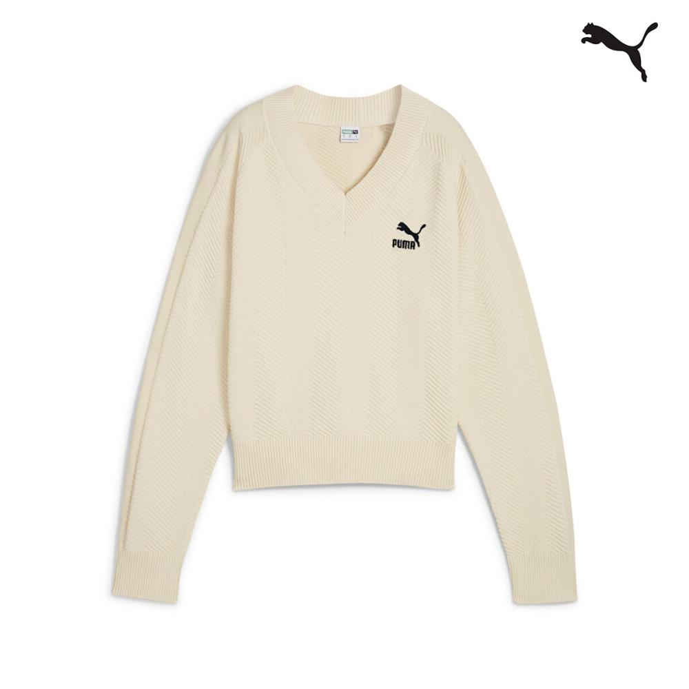 627471 T7 Knitted V-Neck Crew ΦΟΥΤΕΡ PUMA