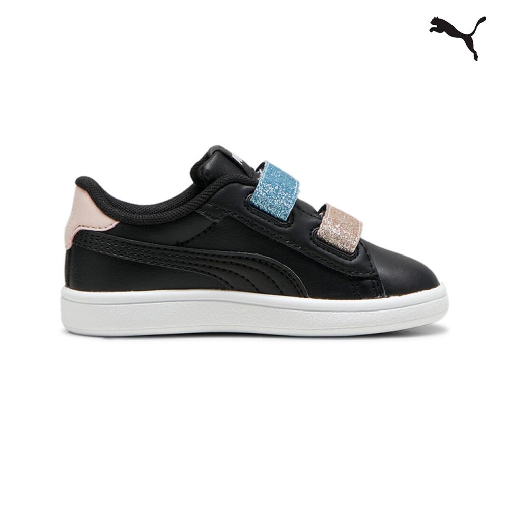 395610 Puma Smash 3.0 L Glitter Velcro V Inf ΥΠΟΔΗΜΑ TENNIS LOW PUMA
