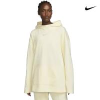 Sportswear Oversized Funnel-Neck Fleece Hoodie