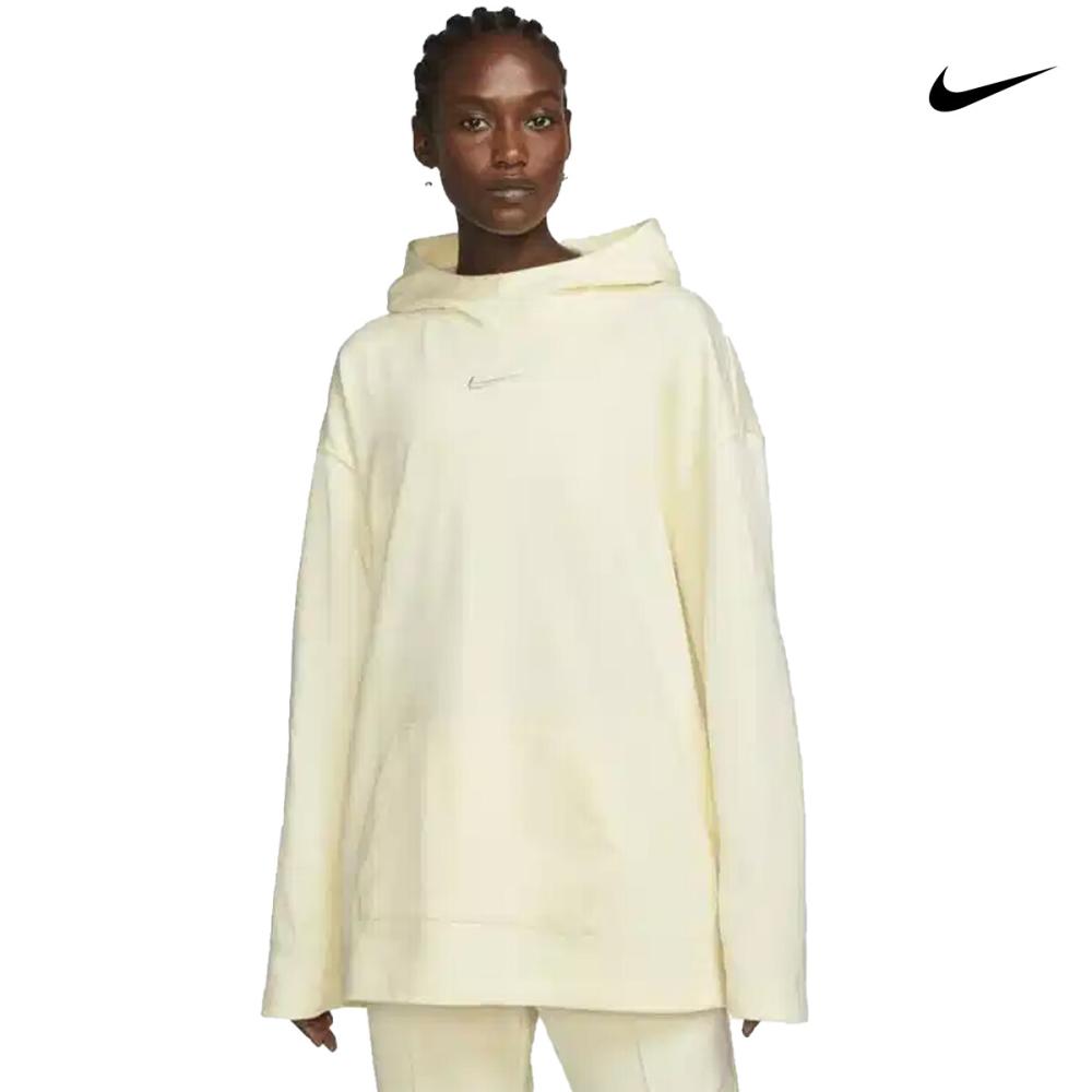 Sportswear Oversized Funnel-Neck Fleece Hoodie