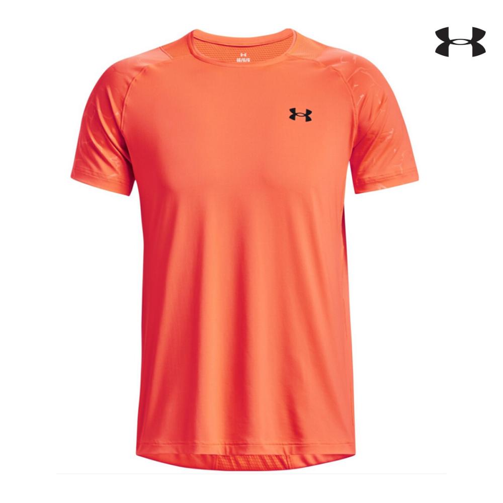 Under Armour Ανδρικό Κοντομάνικο Μπλουζάκι  Rush Emboss SS - 1376790-877