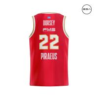 100 Years Anniversary OLYMPIACOS B.C. Home (RED) Jersey