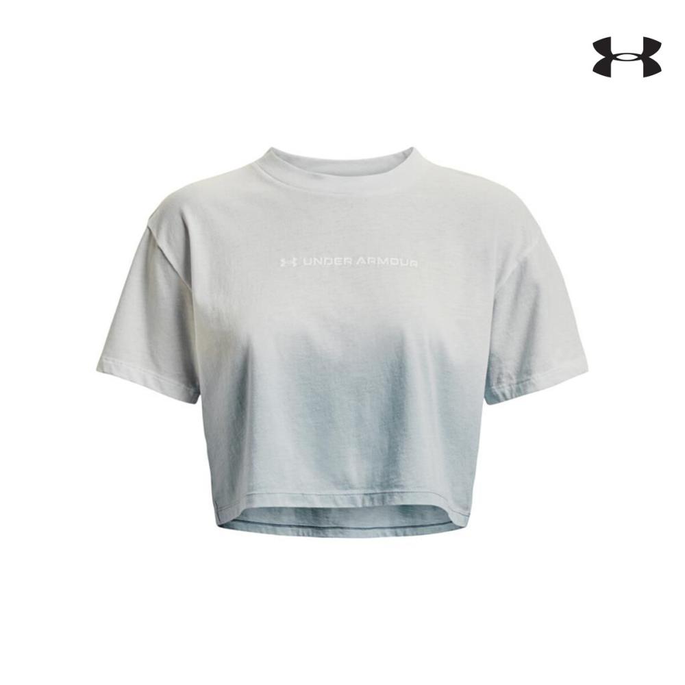 Under Armour Γυναικείο Κοντομάνικο BRANDED DIP DYE CROP SS - 1376750-006