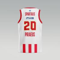 100 Years Anniversary OLYMPIACOS B.C. Away (Stripes) Jersey