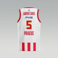 100 Years Anniversary OLYMPIACOS B.C. Away (Stripes) Jersey