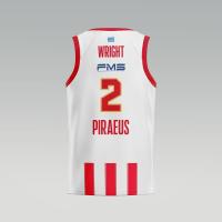 100 Years Anniversary OLYMPIACOS B.C. Away (Stripes) Jersey