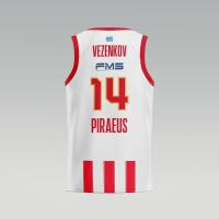 100 Years Anniversary OLYMPIACOS B.C. Away (Stripes) Jersey