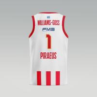 100 Years Anniversary OLYMPIACOS B.C. Away (Stripes) Jersey