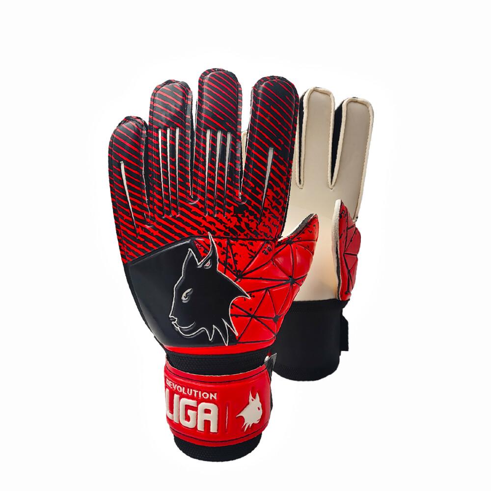 GK GLOVES REVOLUTION LIGASPORT (8, BLACK/RED)