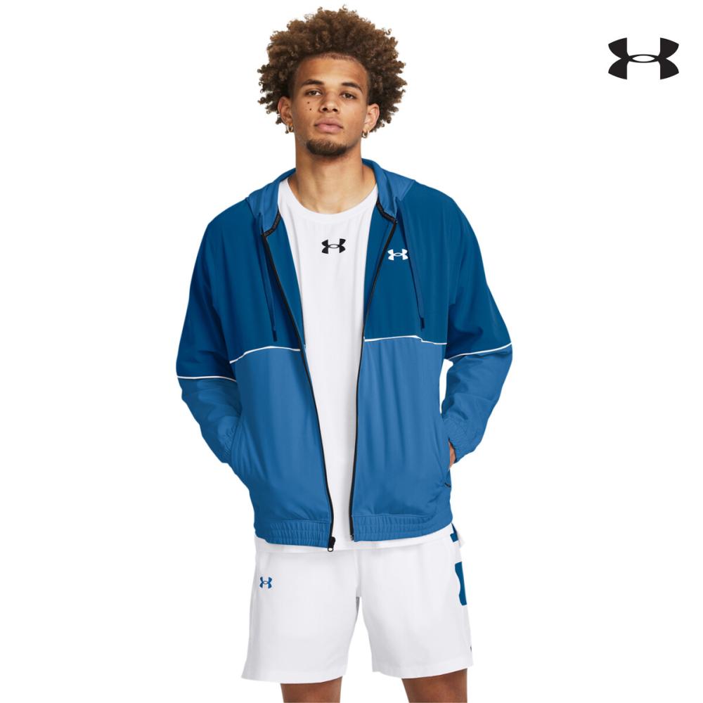 1383400 UA Baseline Woven Jacket ΜΠΛΟΥΖΑ ΜΑΚΡΥΜΑΝΙΚΗ UNDER ARMOUR