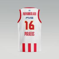 100 Years Anniversary OLYMPIACOS B.C. Away (Stripes) Jersey