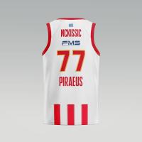 100 Years Anniversary OLYMPIACOS B.C. Away (Stripes) Jersey