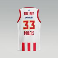 100 Years Anniversary OLYMPIACOS B.C. Away (Stripes) Jersey