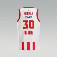 100 Years Anniversary OLYMPIACOS B.C. Away (Stripes) Jersey