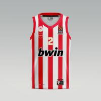 100 Years Anniversary OLYMPIACOS B.C. Away (Stripes) Jersey