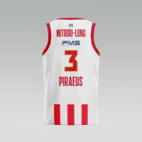 100 Years Anniversary OLYMPIACOS B.C. Away (Stripes) Jersey