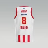 100 Years Anniversary OLYMPIACOS B.C. Away (Stripes) Jersey