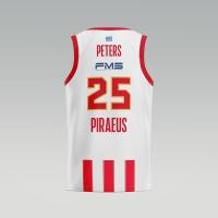 100 Years Anniversary OLYMPIACOS B.C. Away (Stripes) Jersey