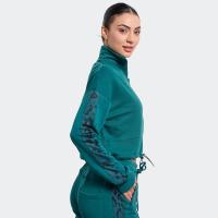 Bodytalk Γυναικεία cropped ζακέτα ζιβάγκο Womens cropped turtleneck zip sweater `MATERIALGIRL` - 1232-905622-00678