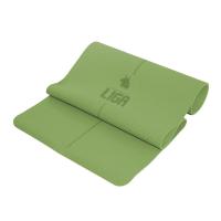 LIGASPORT Στρώμα yoga TPE yoga mat 183εκ.*61εκ.*0,6εκ (Green)