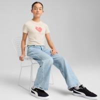 685108 FLAMING LOVE Knotted Tee G ΜΠΛΟΥΖΑΚΙ ΚΟΝΤΟΜΑΝΙΚΟ PUMA
