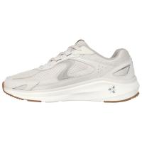 Leather Overlay Mesh Lace Up Sneaker W/ Swan Logo