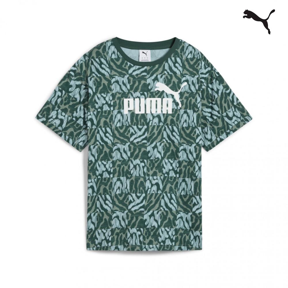 685070 ESS GRAPHIC Relaxed AOP Tee ΜΠΛΟΥΖΑΚΙ ΚΟΝΤΟΜΑΝΙΚΟ PUMA