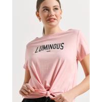 LUMINOUS T-SHIRT SS FRONT TIE