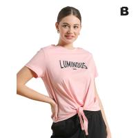 LUMINOUS T-SHIRT SS FRONT TIE