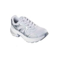 Metallic Duraleather Mesh Lace Up Fashion Sneaker