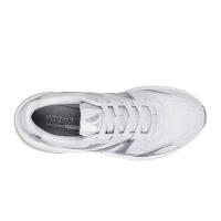 Metallic Duraleather Mesh Lace Up Fashion Sneaker