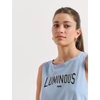 LUMINOUS SLEEVELESS TOP CROISÉ BACK