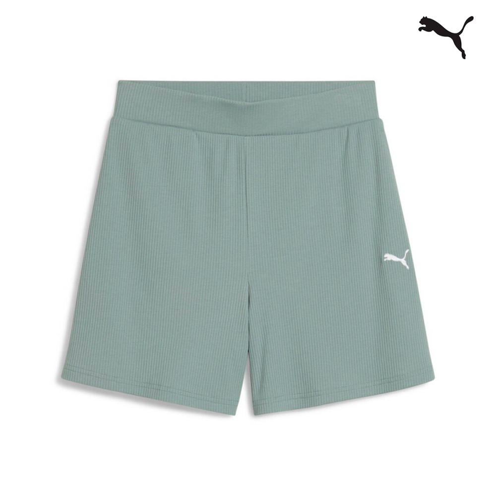 685026 ESS ELEVATED High-Rise Rib Shorts 5" ΣΟΡΤ PUMA