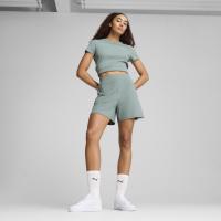 685026 ESS ELEVATED High-Rise Rib Shorts 5" ΣΟΡΤ PUMA