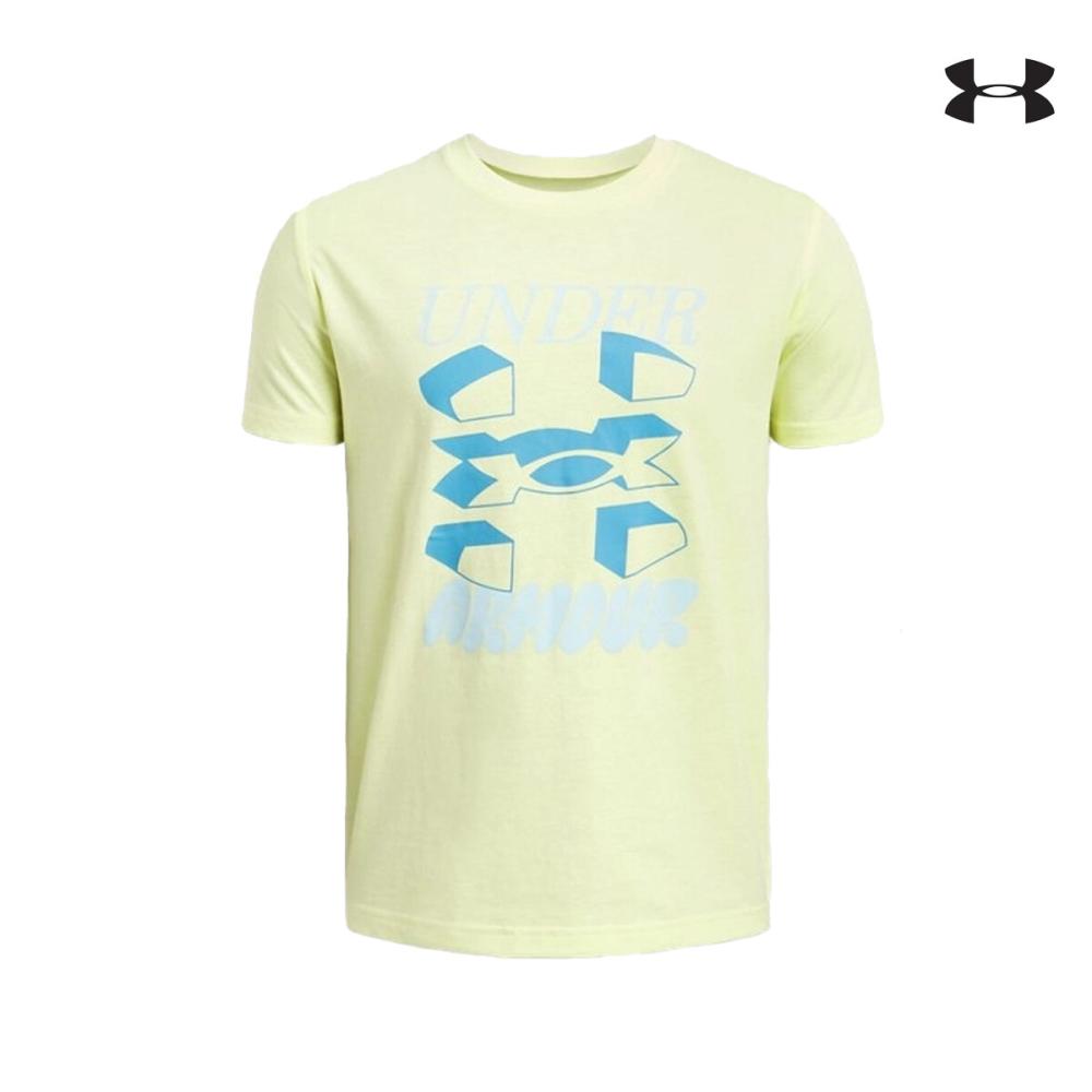 1390003 UA B SPLIT BIG LOGO SS ΜΠΛΟΥΖΑΚΙ ΚΟΝΤΟΜΑΝΙΚΟ UNDER ARMOUR
