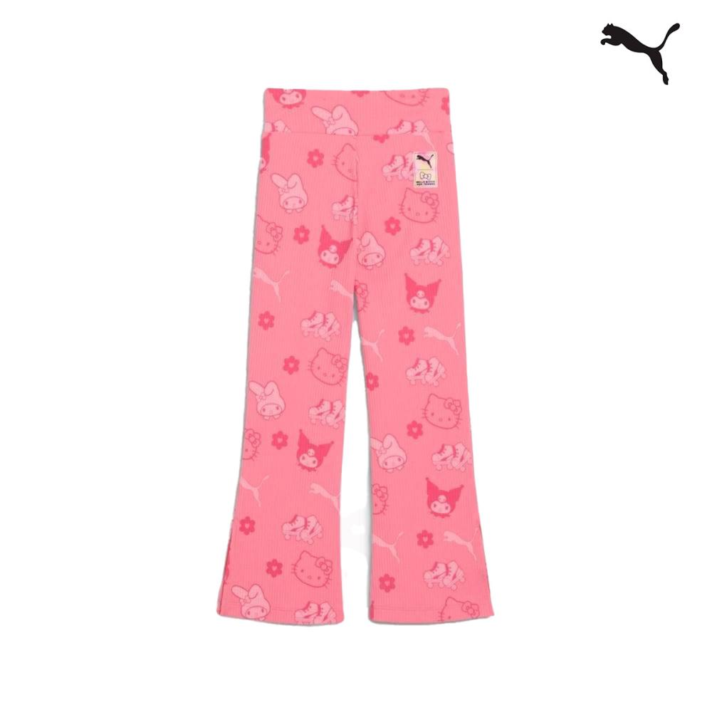 630068 PUMA X HELLO KITTY & FRIENDS AOP Ribbed Flared Leggings ΚΟΛΑΝ PUMA